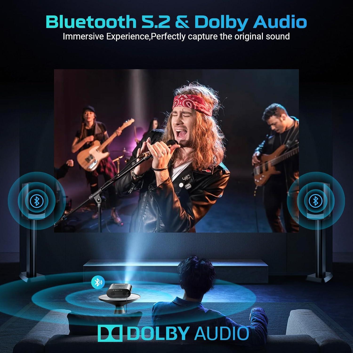 Proyector Inteligente GooDee 4K UHD con Google TV y WiFi