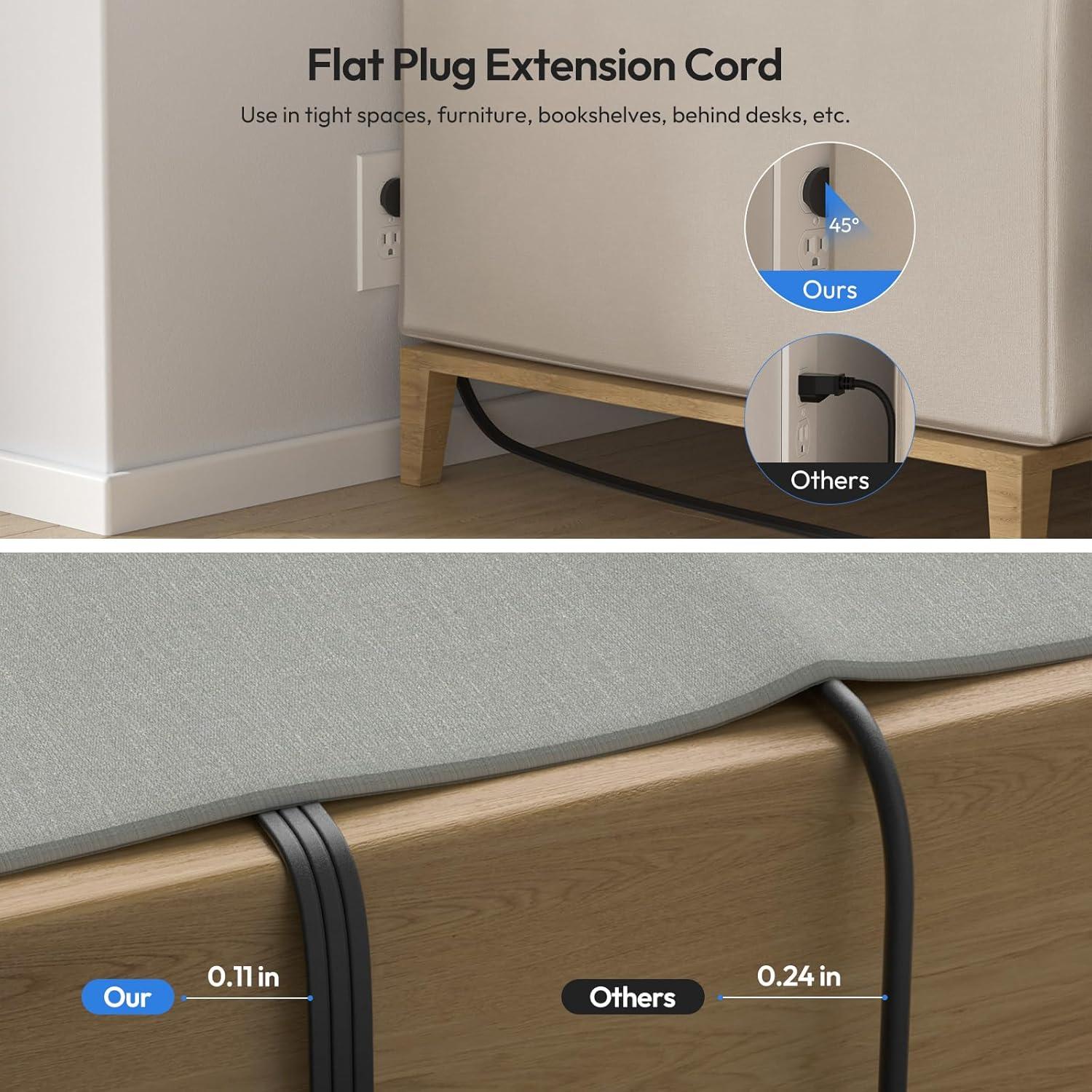 Regleta de Viaje NTONPOWER 3 Puertos USB 0.91m Aprobada Cruceros