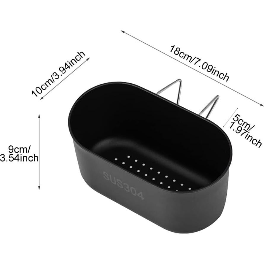 Colador de desagüe colgante SYCOOVEN de acero inoxidable 304