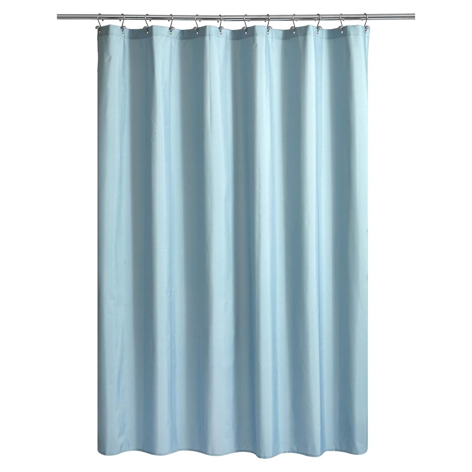 Cortina de Ducha N&Y HOME 1.83m Impermeable TPU Azul