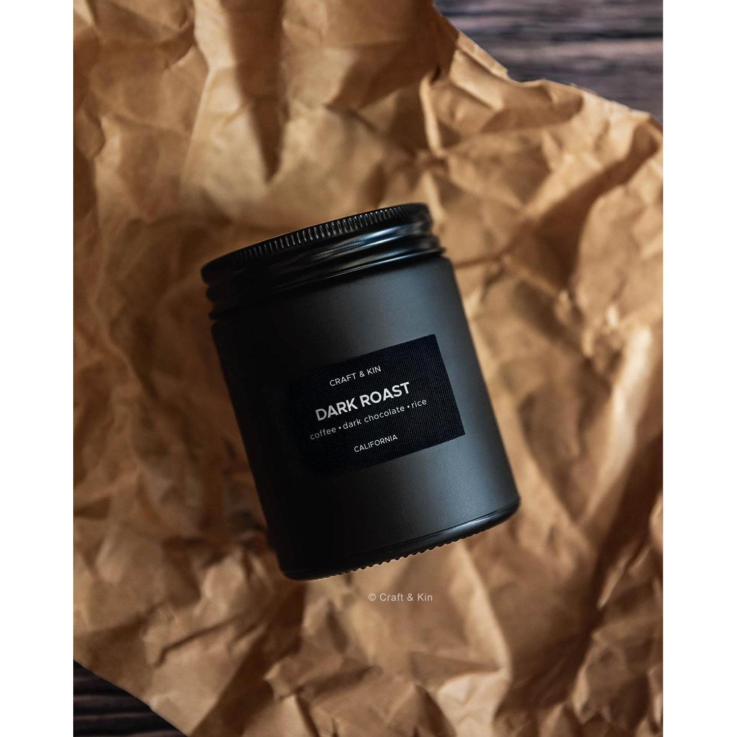 Vela Aromática Craft & Kin Café Tostado Oscuro 215g