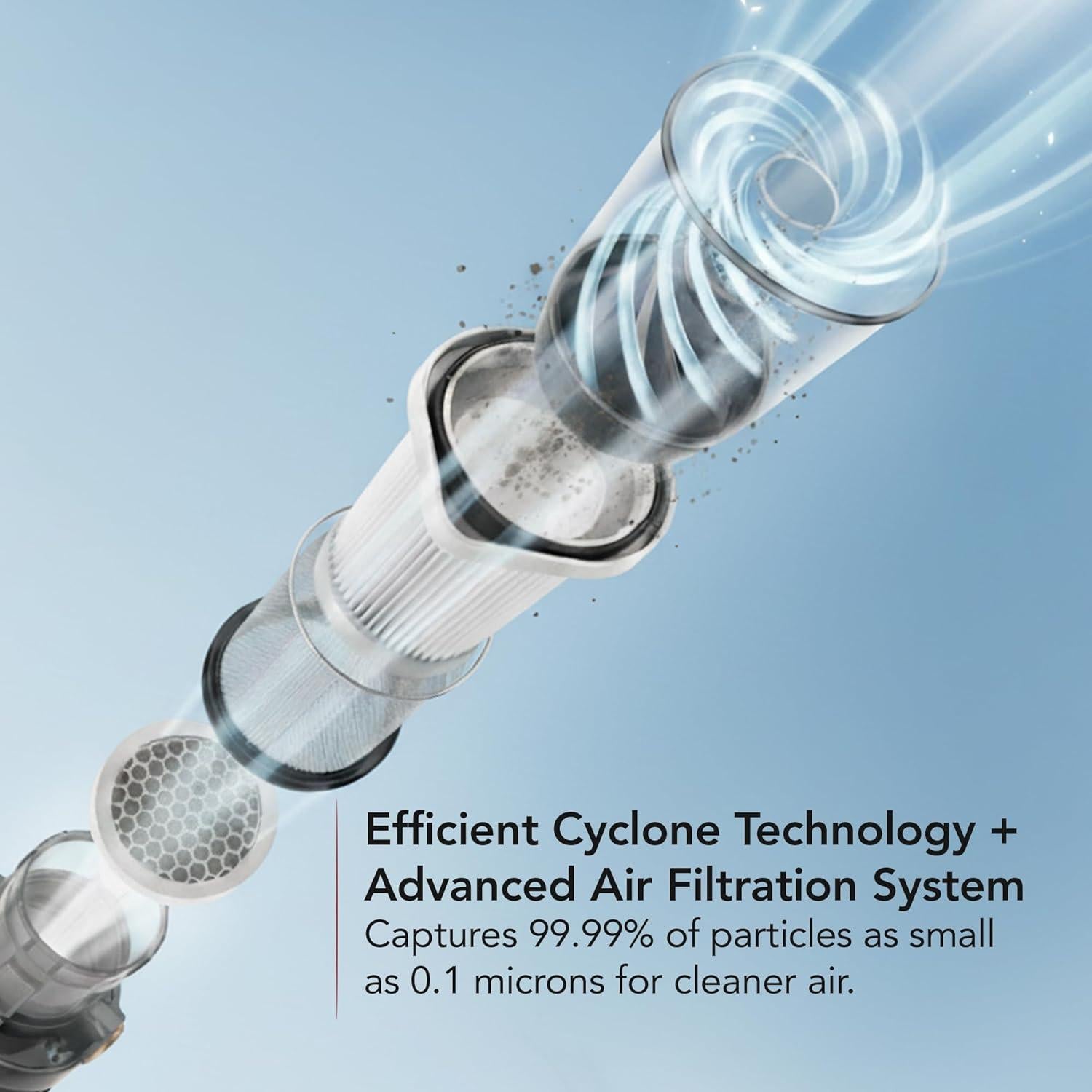 Aspiradora de Varilla OVENTE ST102BGD 400W HEPA Ligera 2-en-1