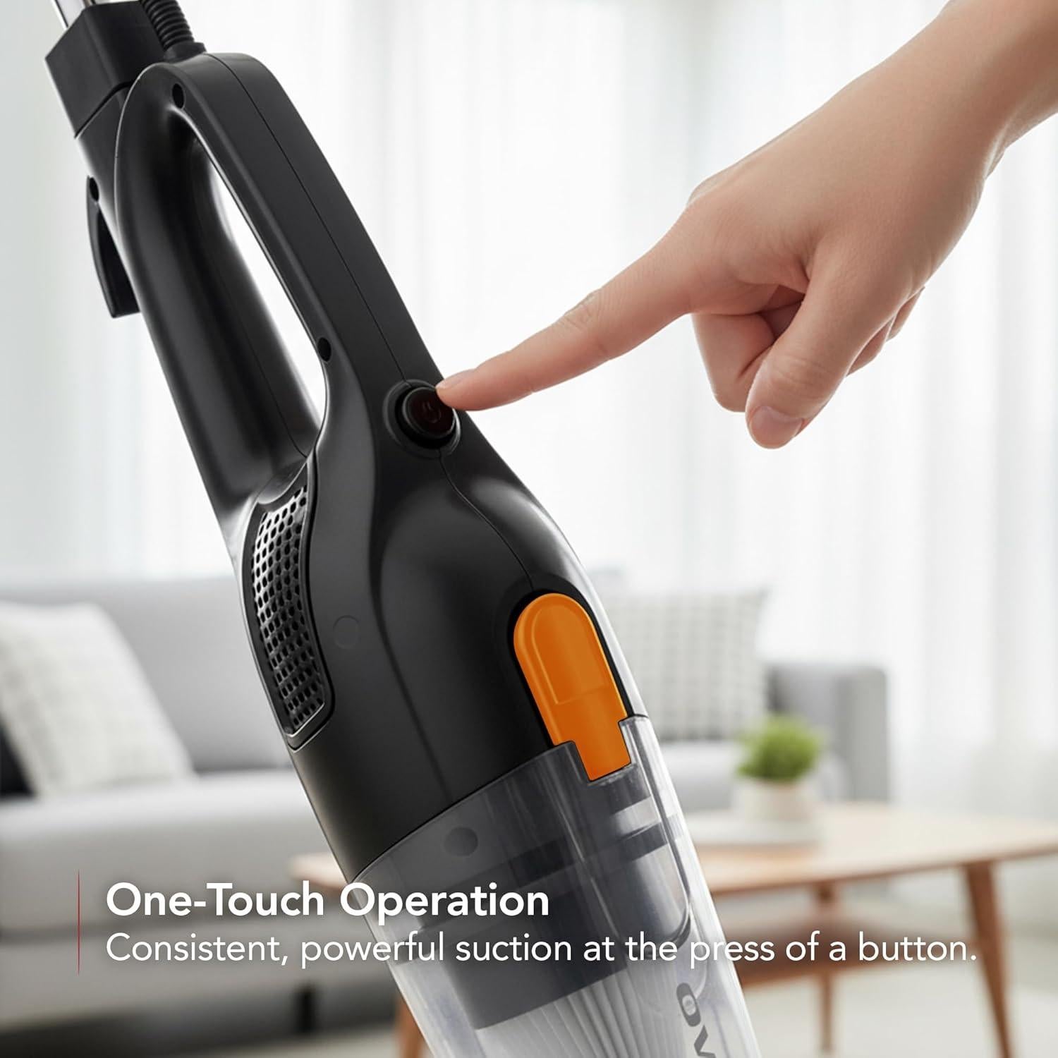 Aspiradora de Varilla OVENTE ST102BGD 400W HEPA Ligera 2-en-1