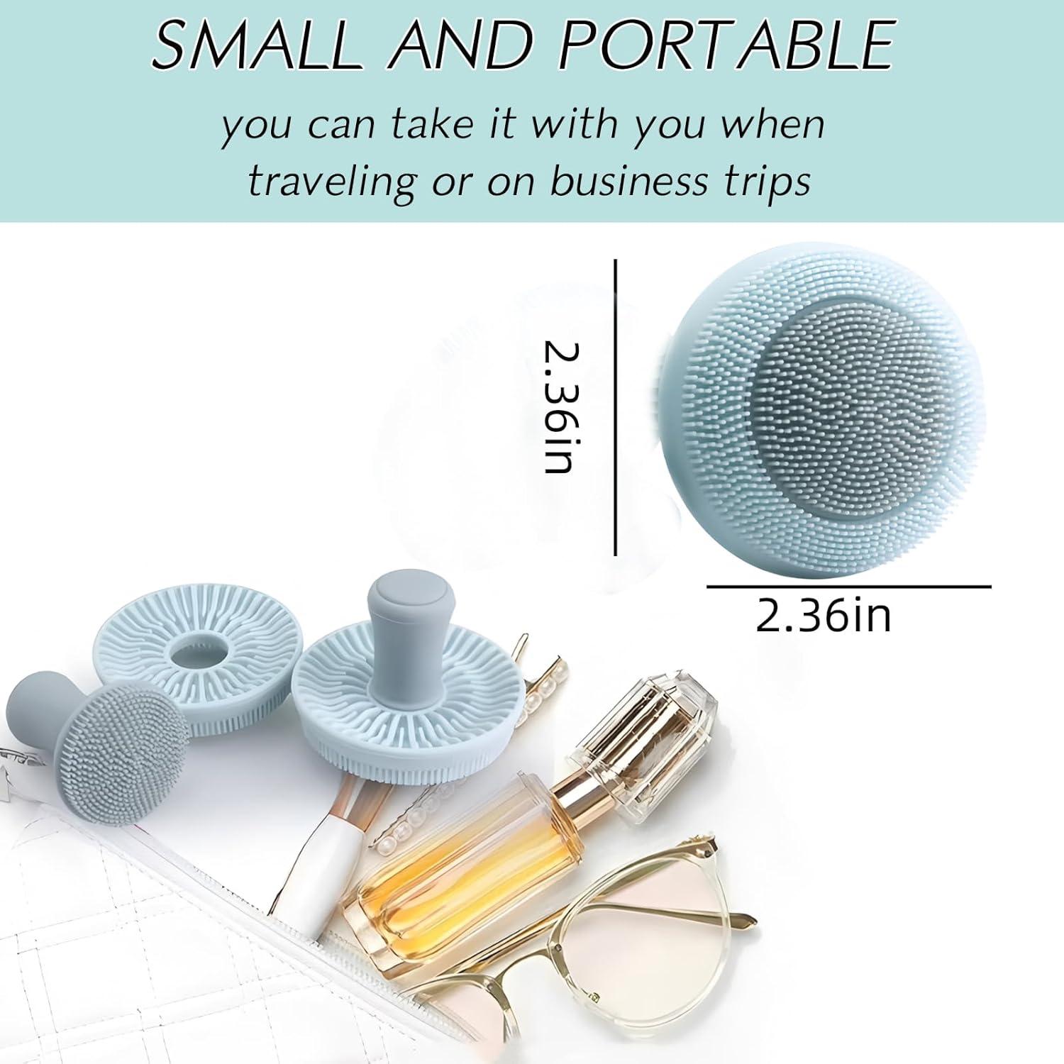 Exfoliador Facial de Silicona PINjiaju - Cepillo Suave para Piel Sensible