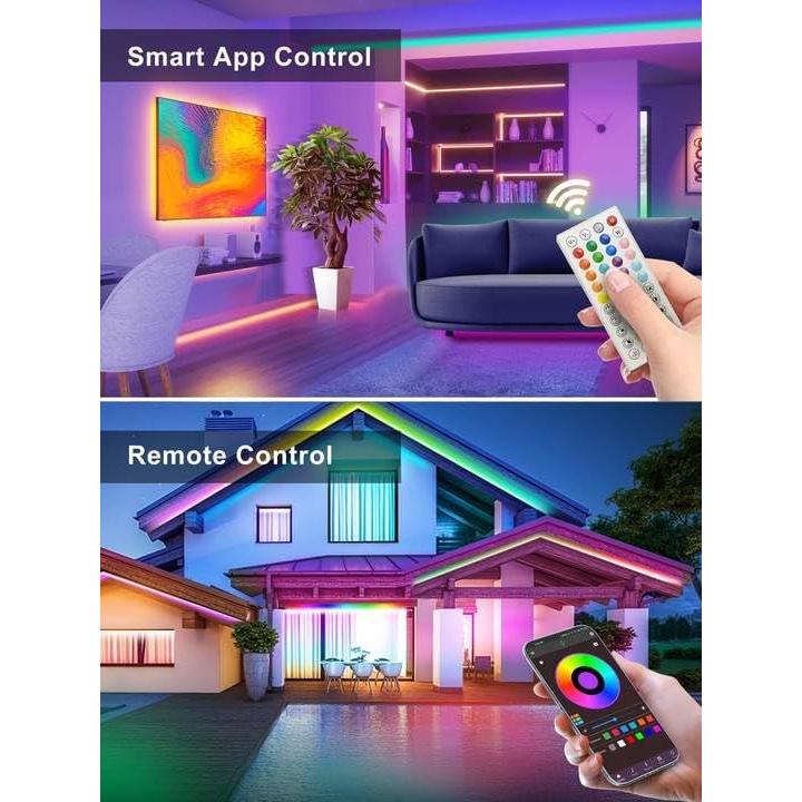 Tira LED Neon RGB 10m Ledagic con Control Remoto y App