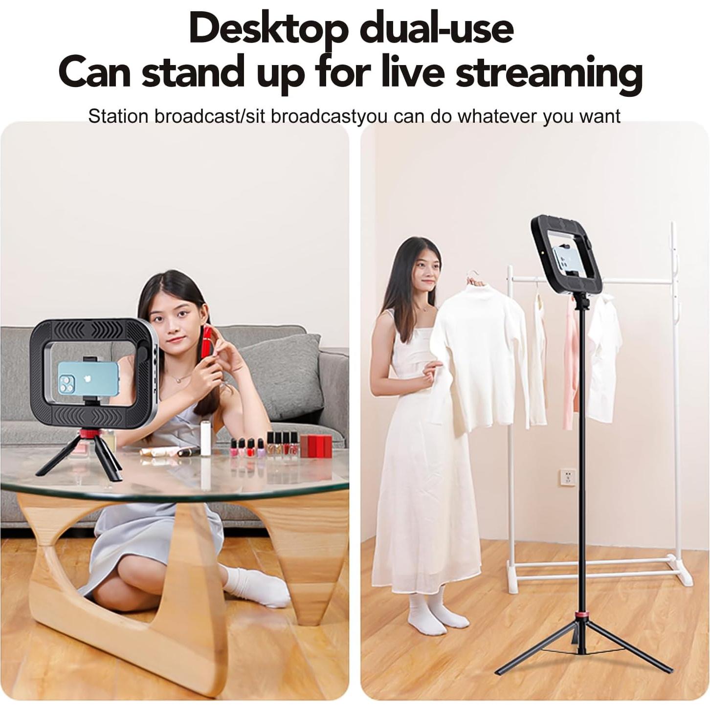 Anillo de Luz LED 20W con Trípode 80" Nagnahz 8000mAh