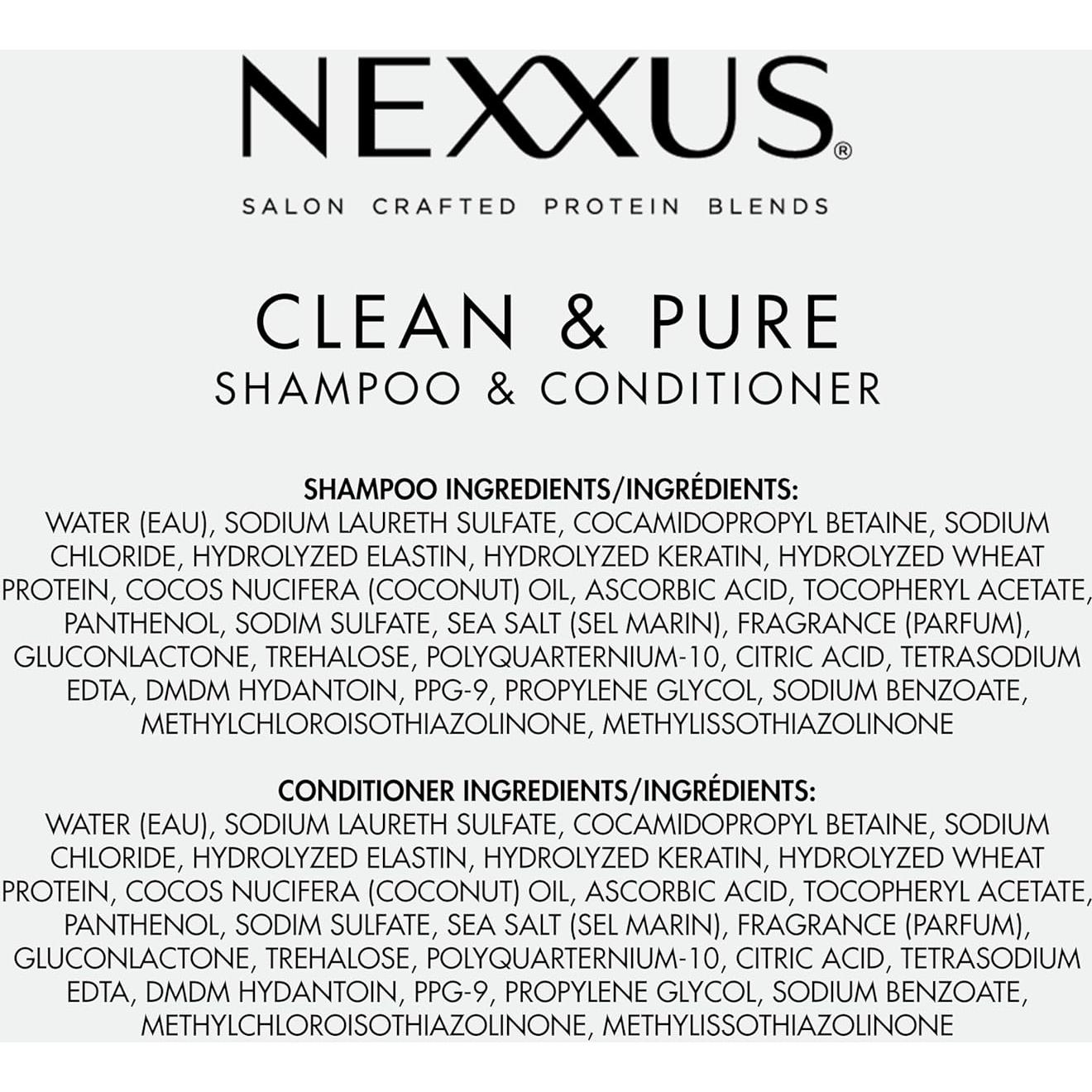 Champú y Acondicionador Nexxus Limpio y Puro 2-Pack 1000 ml