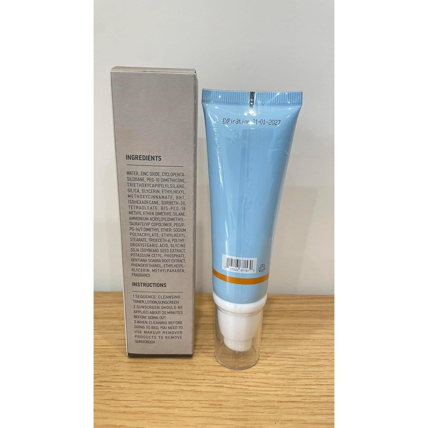 Protector Solar Facial VGO Transparente SPF 50 50ml