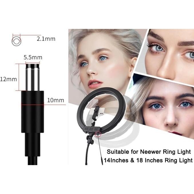Adaptador de Corriente 15V Neewer Ring Light 14/18 Pulgadas 75W