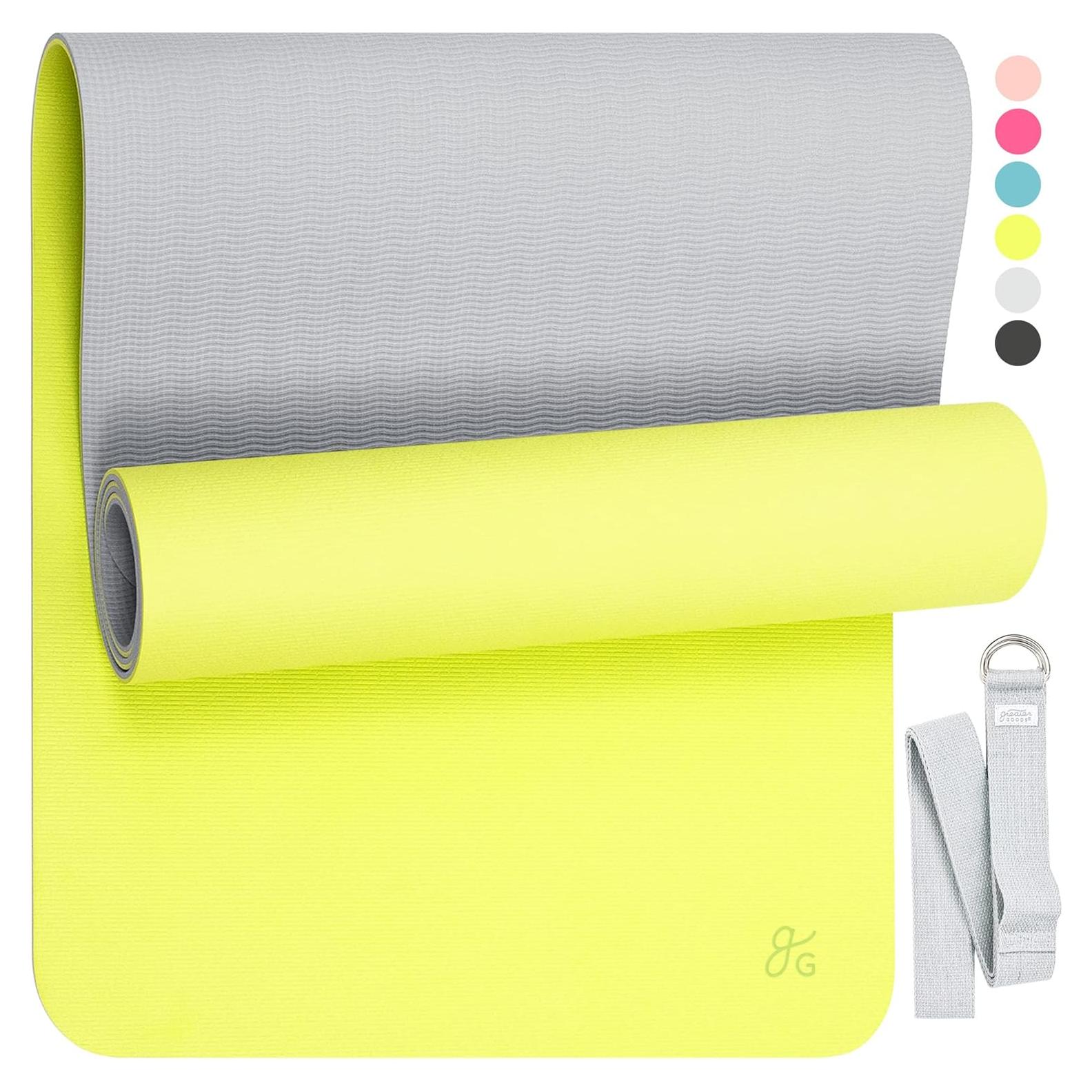 Alfombrilla de Yoga Profesional Greater Goods 182x61 cm Verde