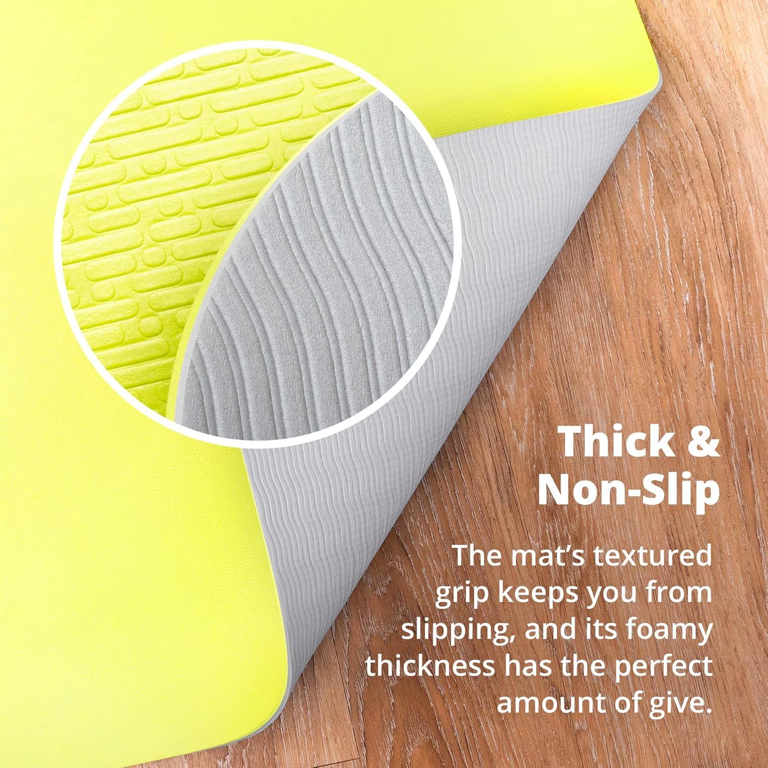 Alfombrilla de Yoga Profesional Greater Goods 182x61 cm Verde