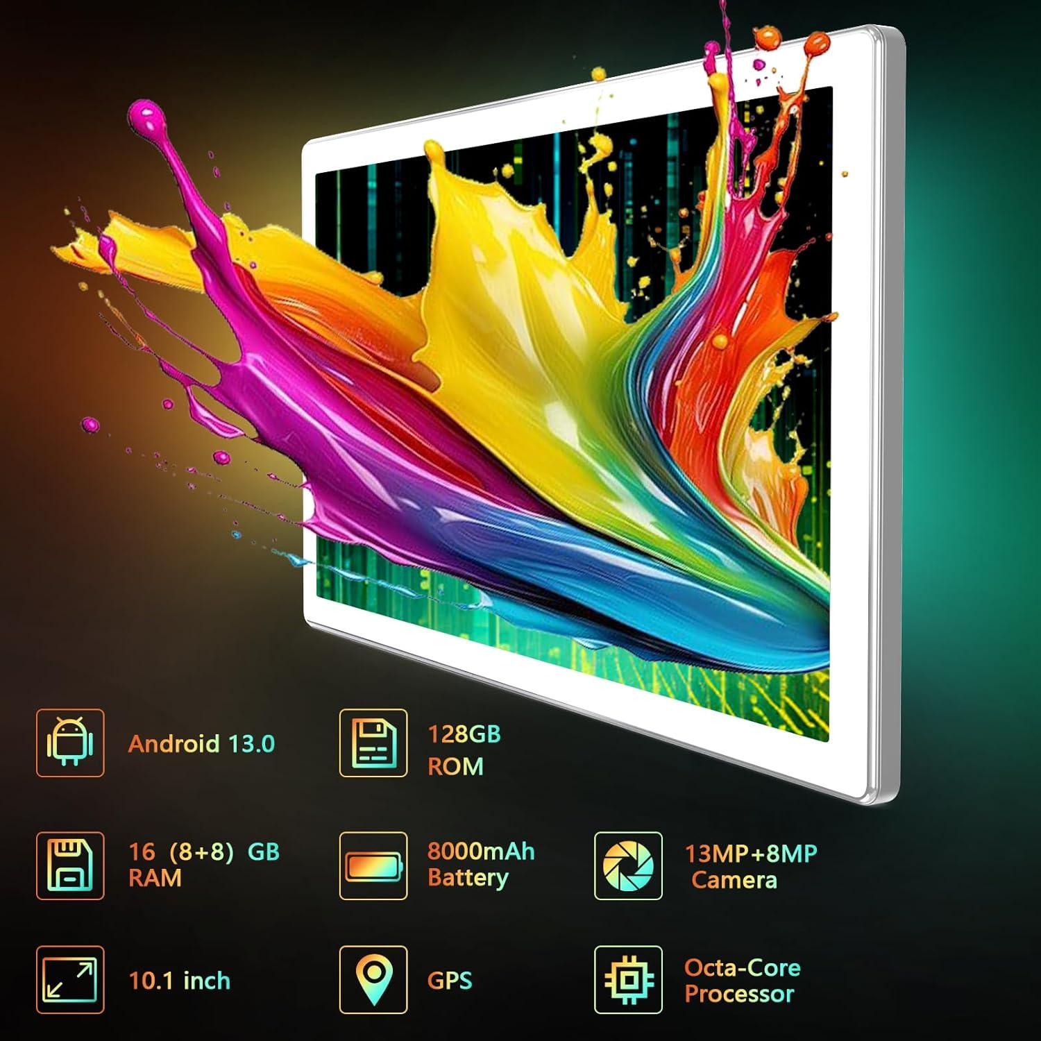 Tableta Android 13 MOONSTARS D115A 128GB 10.1" 5G HD