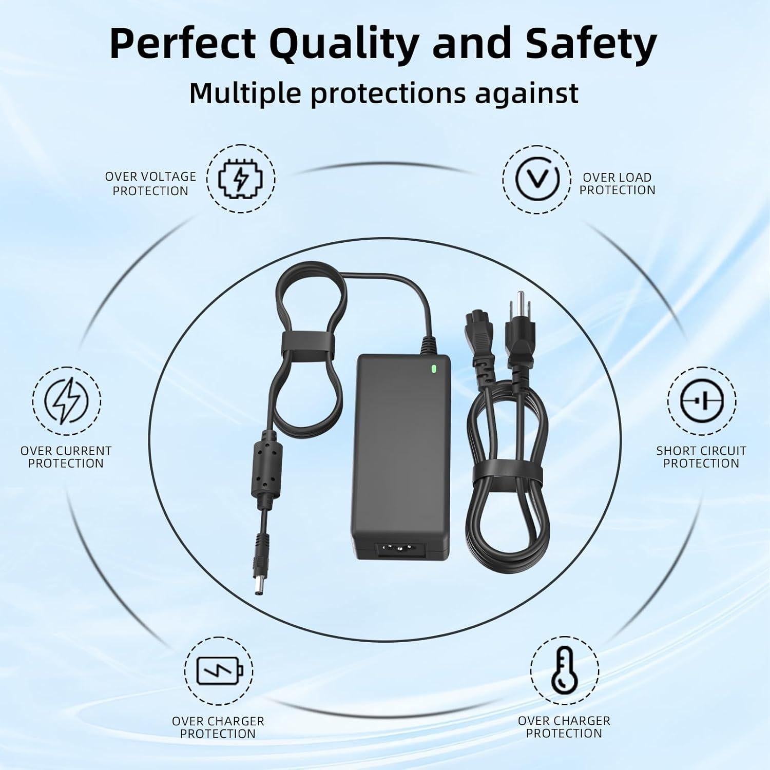 Cable de Alimentación 15V Neewer Ring Light 75W 5A
