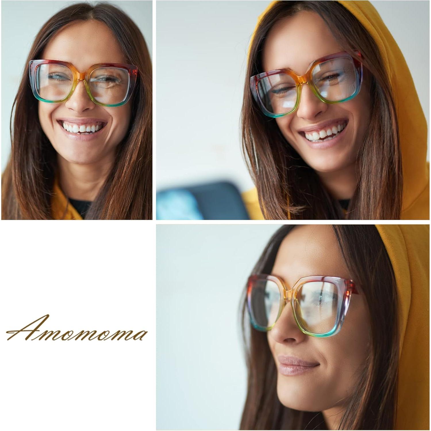 Paquete de 3 Gafas de Lectura Retro para Mujeres con Bloqueo de Luz Azul AM6072