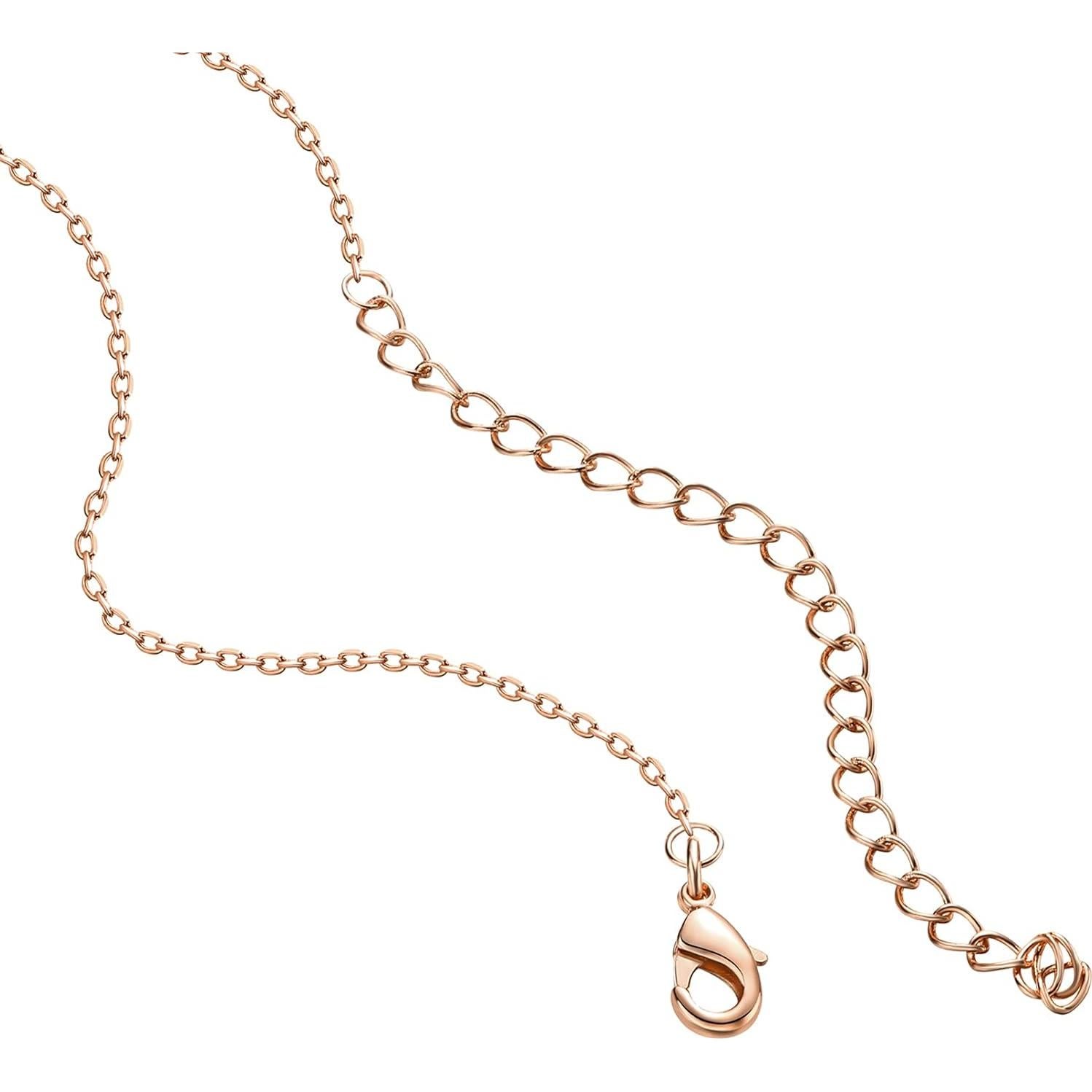 Collar de capas PAVOI oro rosa 14K con perlas y CZ