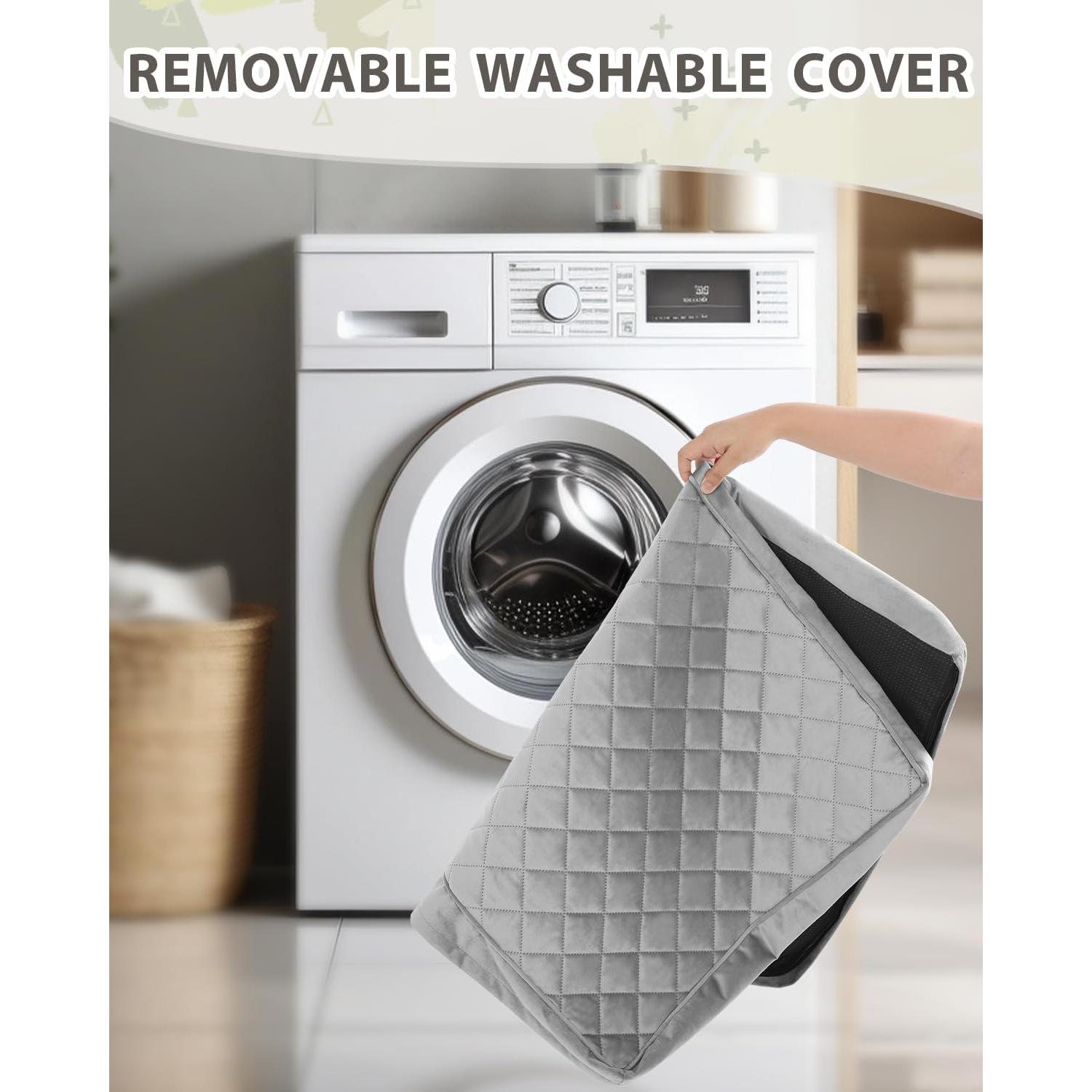 Cama ortopédica para perros NUPIDA 58x43 cm impermeable gris