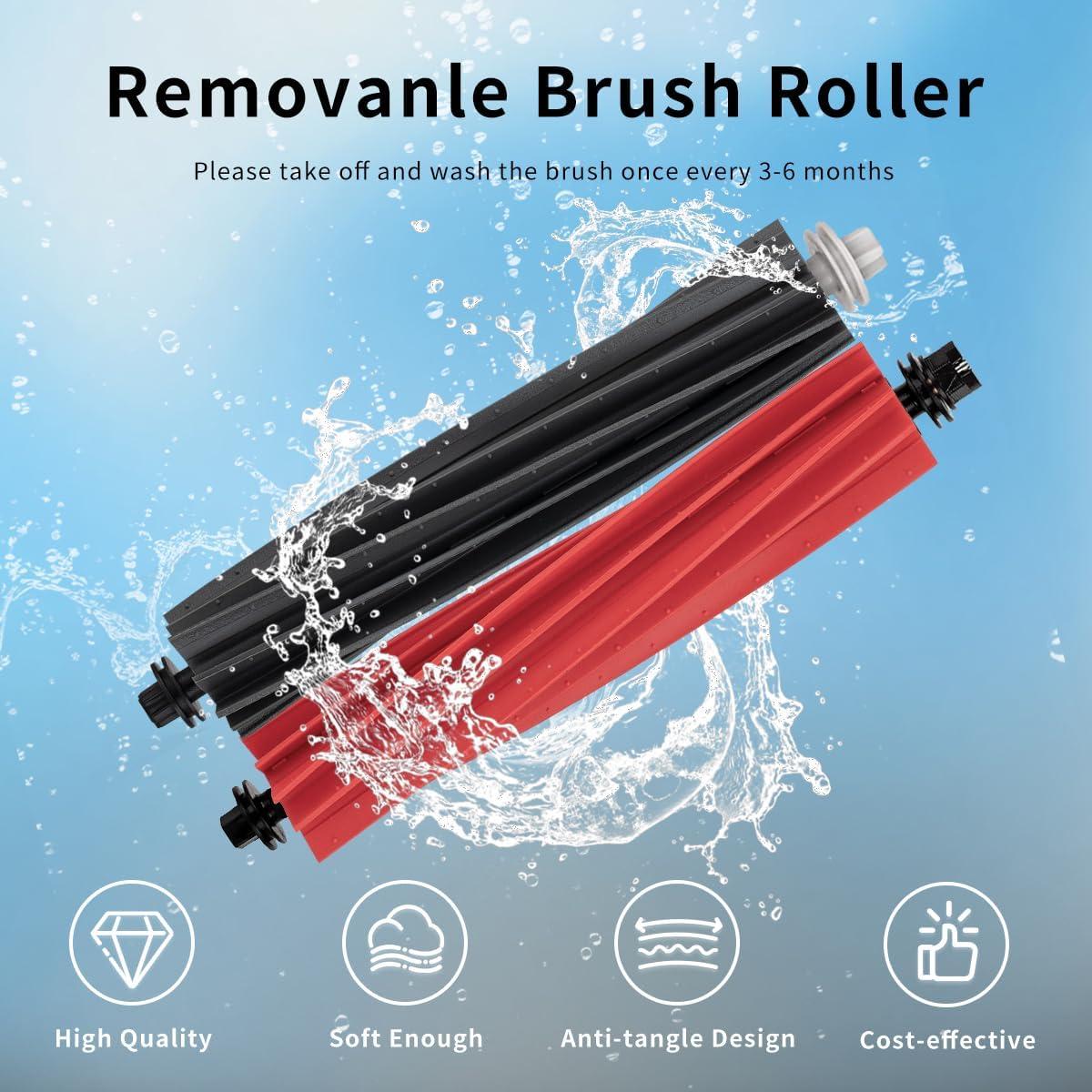 Reemplazo Cepillos Dobles RGkuti para Roborock S8 Max Ultra