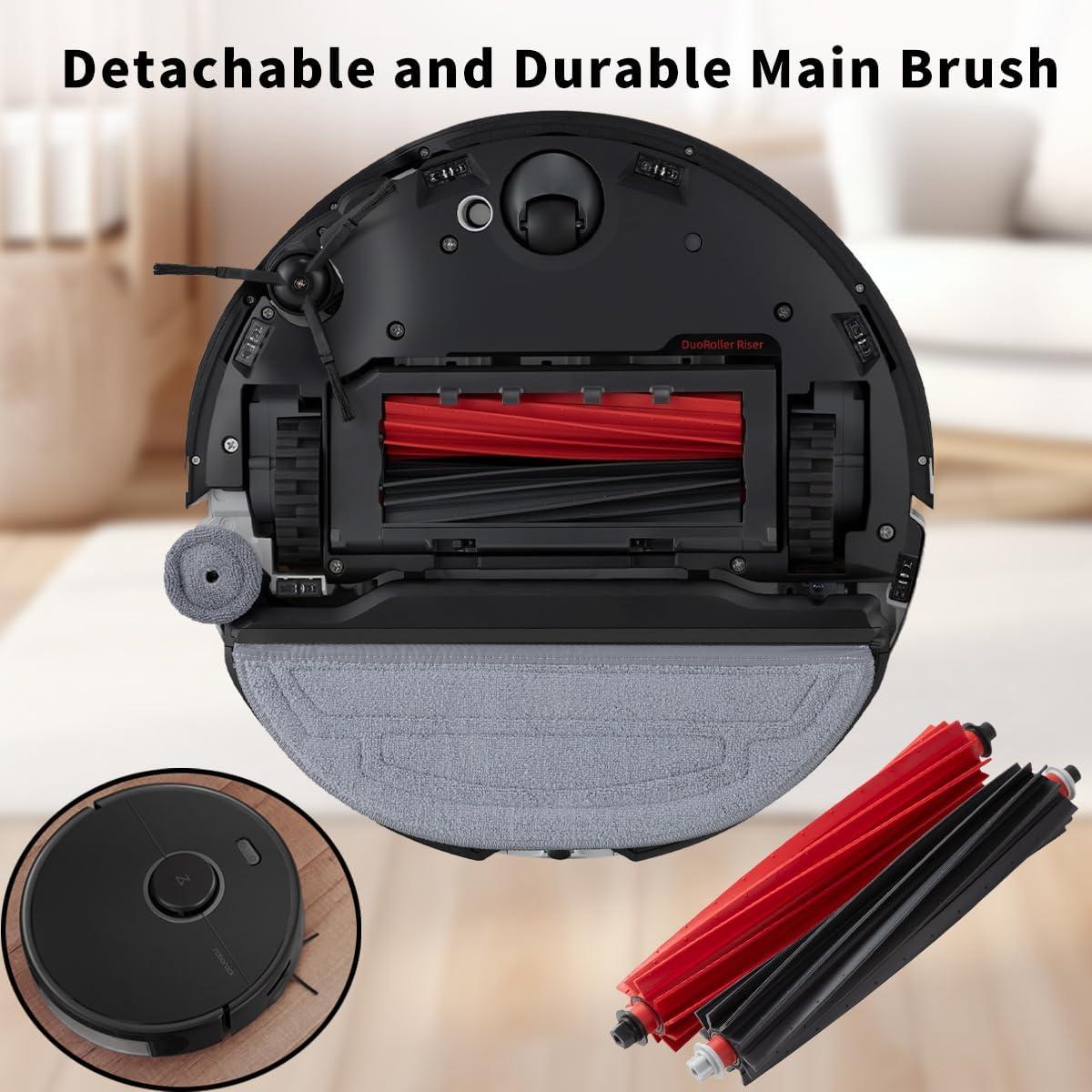 Reemplazo Cepillos Dobles RGkuti para Roborock S8 Max Ultra