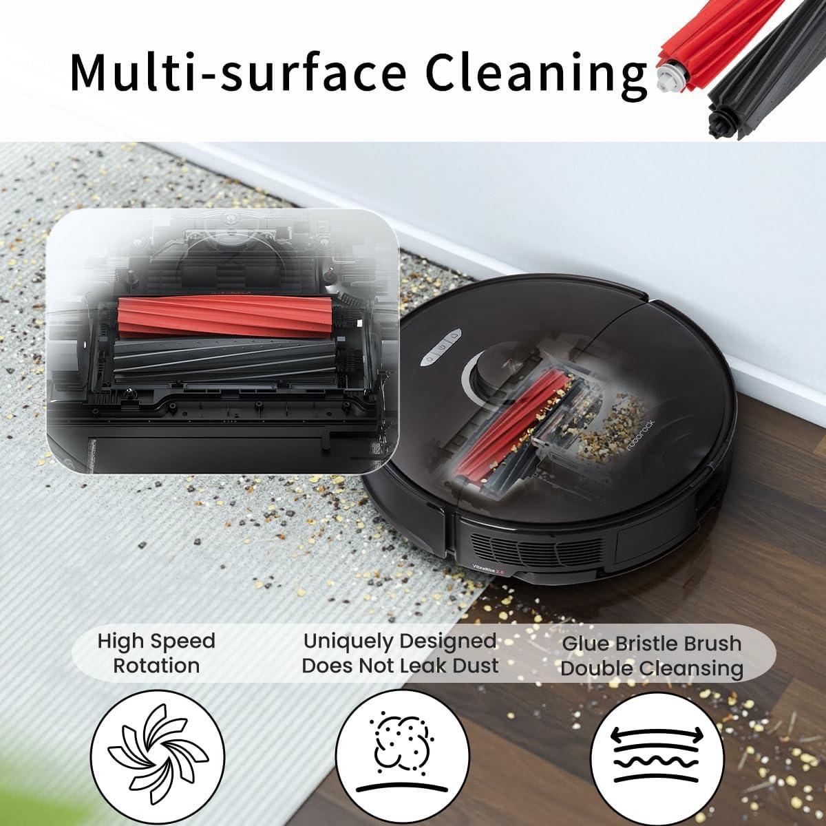 Reemplazo Cepillos Dobles RGkuti para Roborock S8 Max Ultra