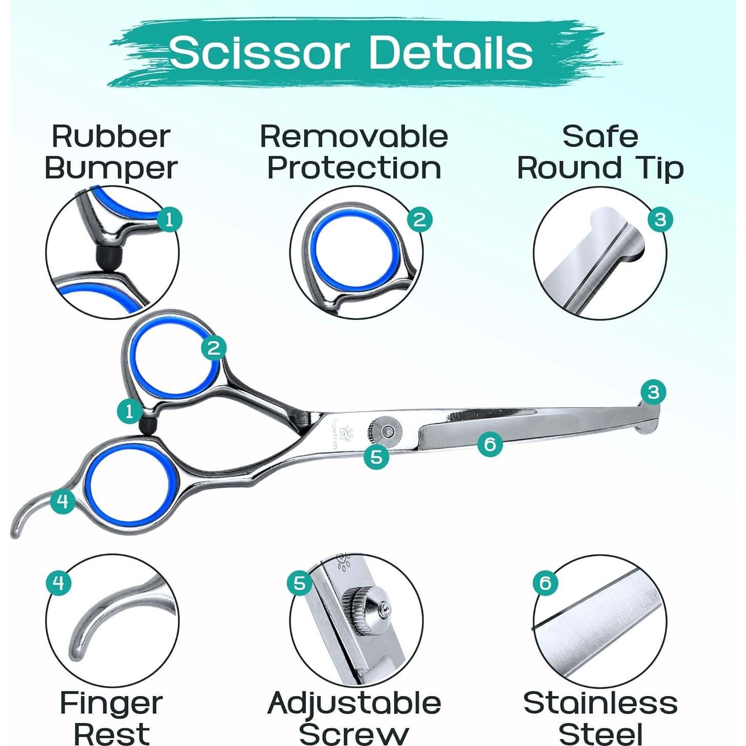 Kit de Aseo Profesional Pawtrim 6 en 1 para Mascotas