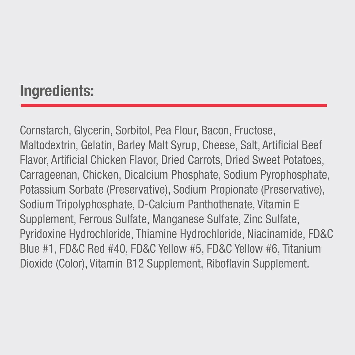 Palitos Torcidos DreamBone 50 Unidades Sabor Tocino y Queso