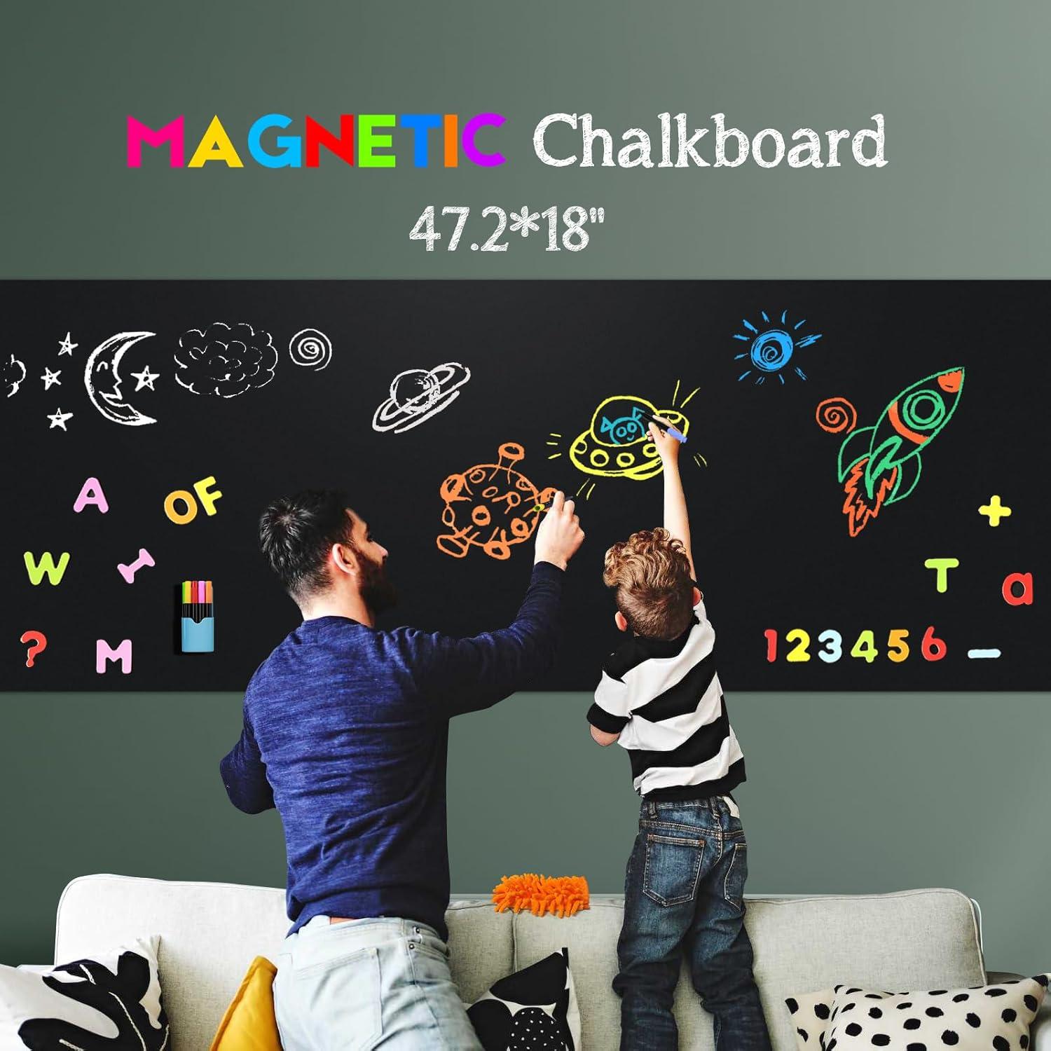 Papel Contacto Pizarra Magnética Ykall 120x45.7cm Autoadhesivo