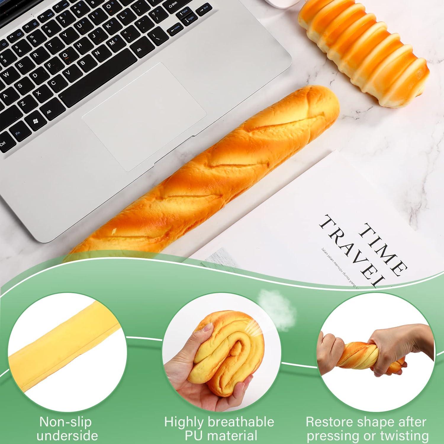 Almohadillas Reposamuñecas Flutesan 2 Piezas Pan Ergonómico