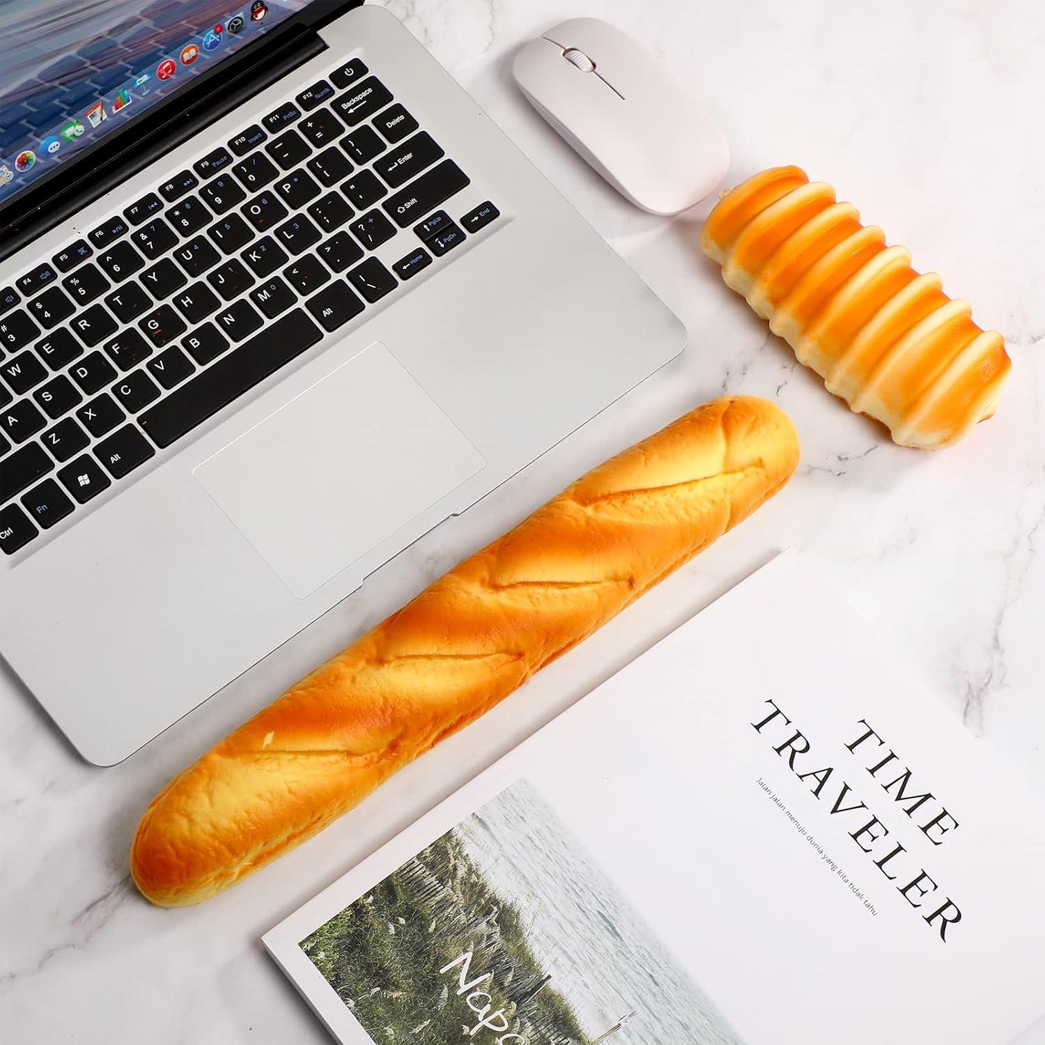 Almohadillas Reposamuñecas Flutesan 2 Piezas Pan Ergonómico