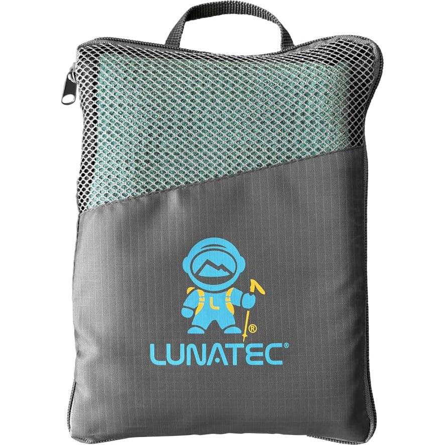 Toalla de Microfibra Lunatec 120x60 cm Verde Bosque Secado Rápido