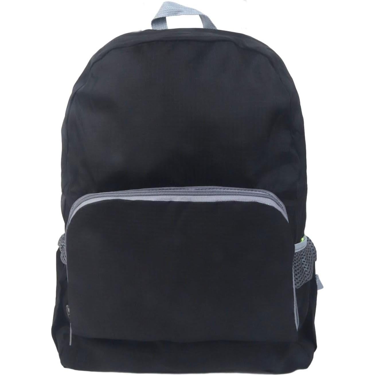 Mochila Plegable 30L Ultra Ligera Resistente al Agua Negro