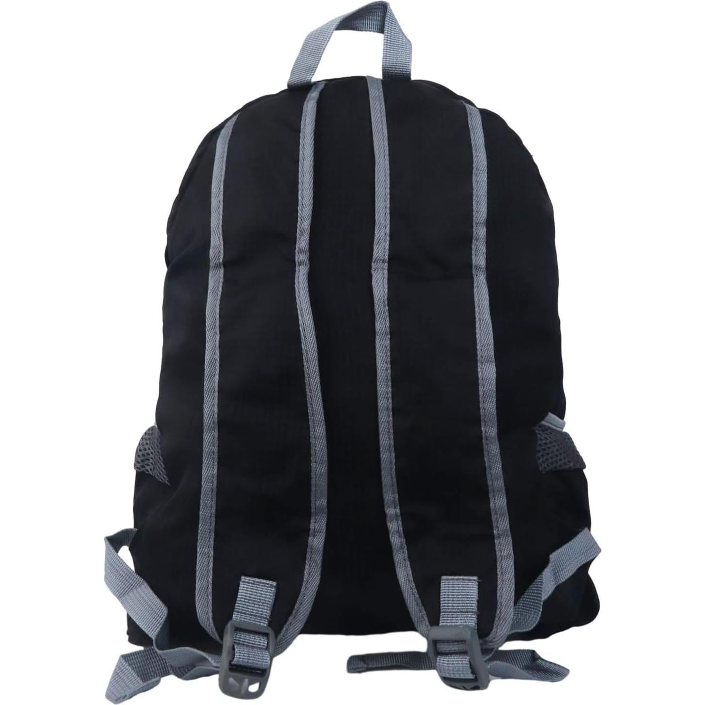 Mochila Plegable 30L Ultra Ligera Resistente al Agua Negro