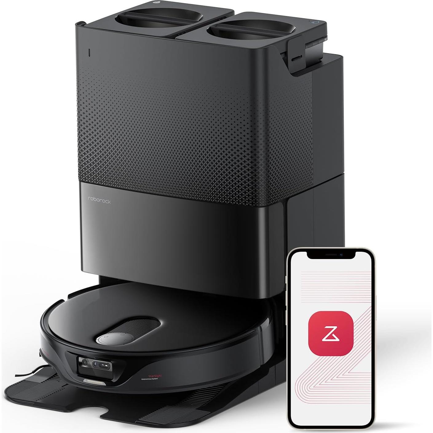 Aspiradora Robot Roborock Qrevo Slim 8.2 cm con Mopa y Repuestos