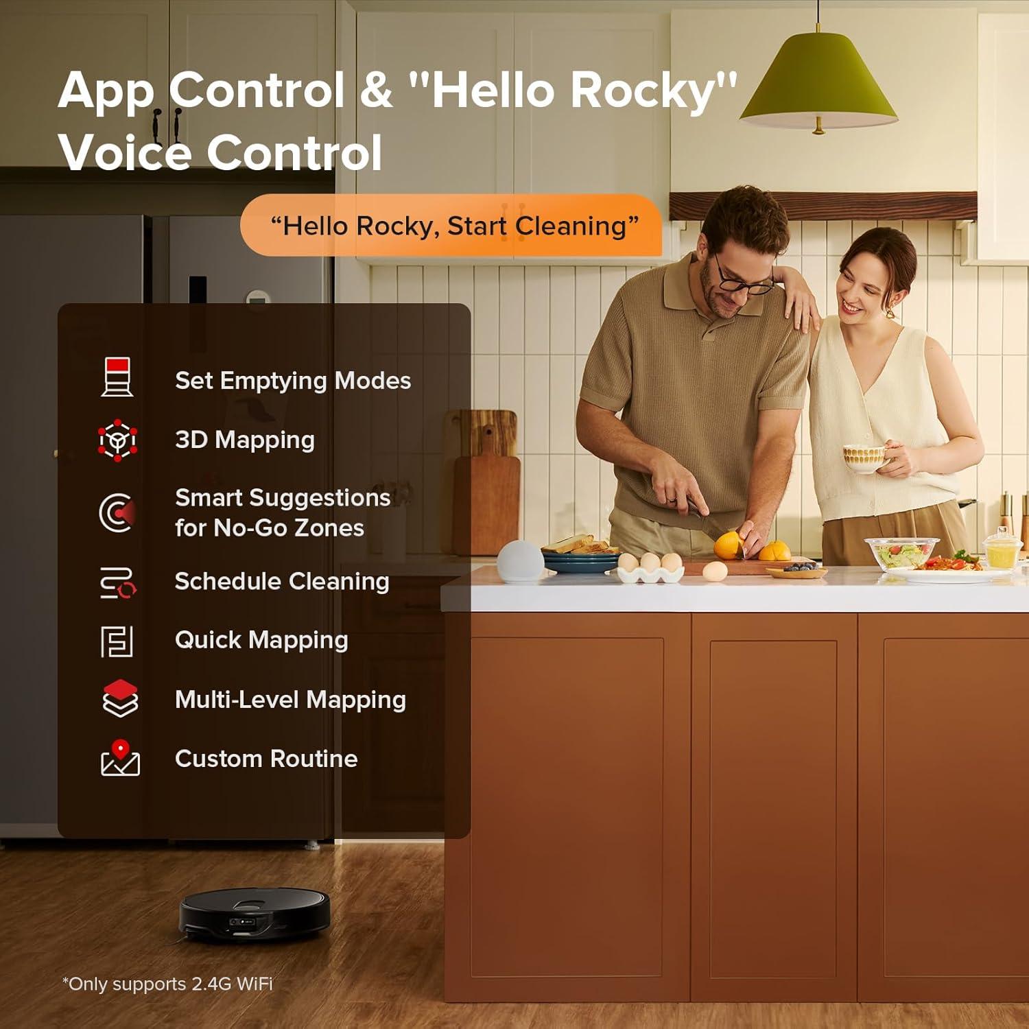 Aspiradora Robot Roborock Qrevo Slim 8.2 cm con Mopa y Repuestos