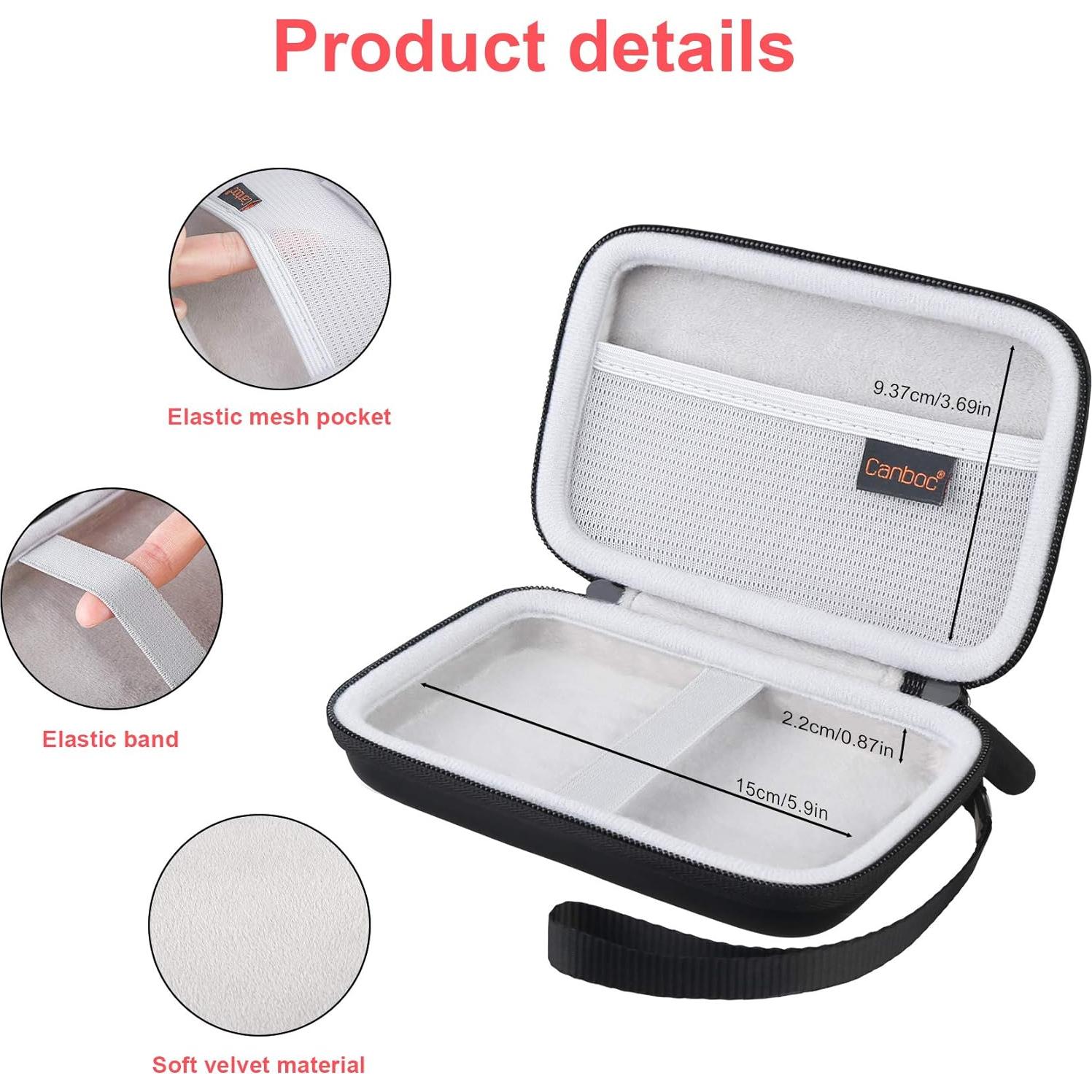 Funda de Transporte Canboc para Cargador MacBook Air Pro Negra