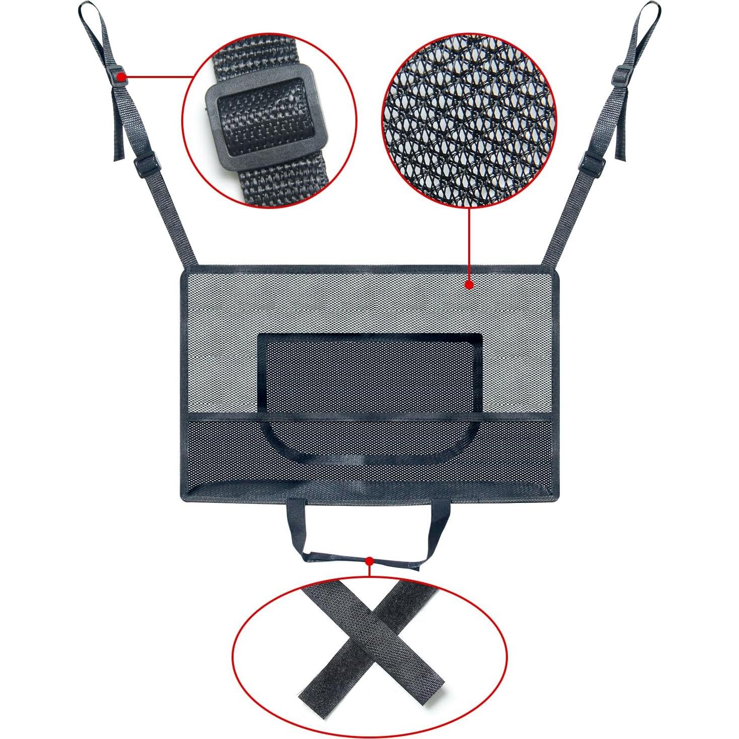 Bolsa de Red Dsoar para Automóvil entre Asientos Negro