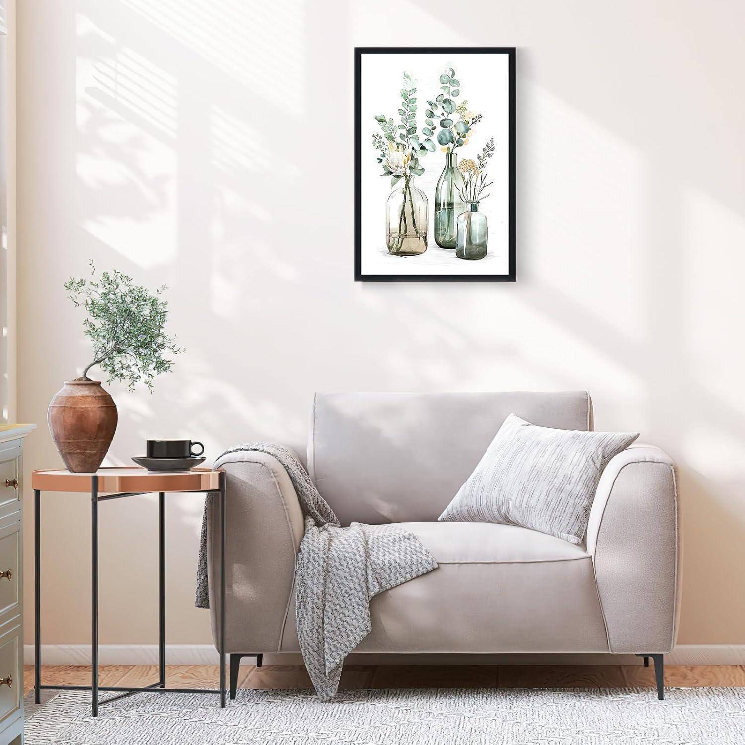 Kit de Pintura por Números Ginkko 30x40 cm Flor en Botella