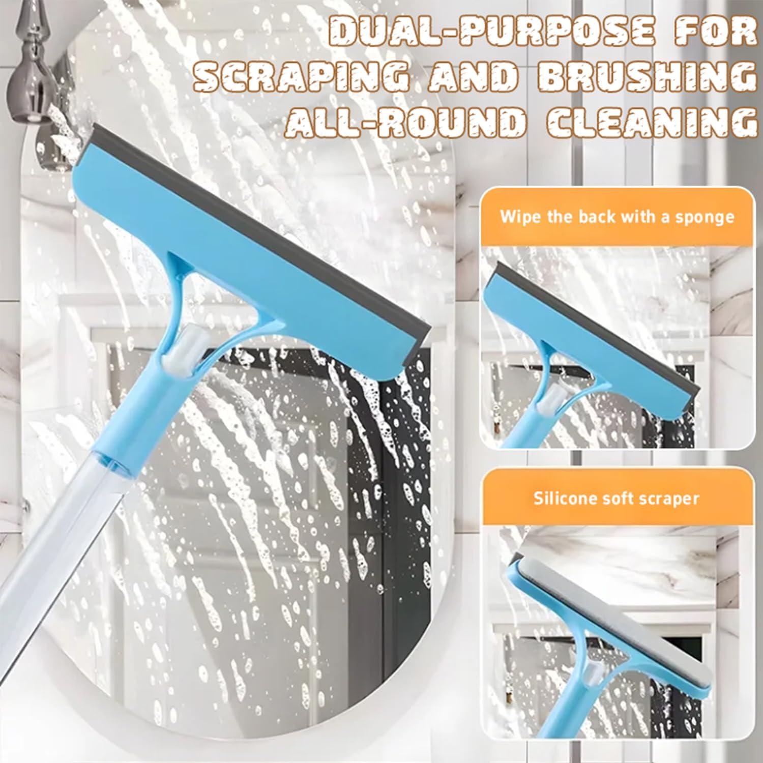 Raspador de limpieza de ventanas 3 en 1 Genérico con rociador