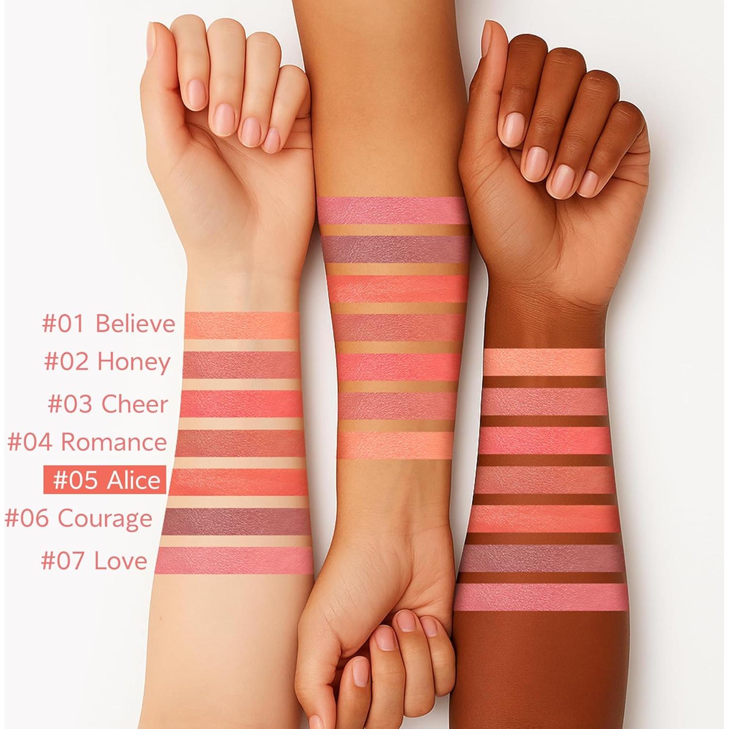 Rubor Líquido FV 5 ml - Tinte Crema Alice de Larga Duración