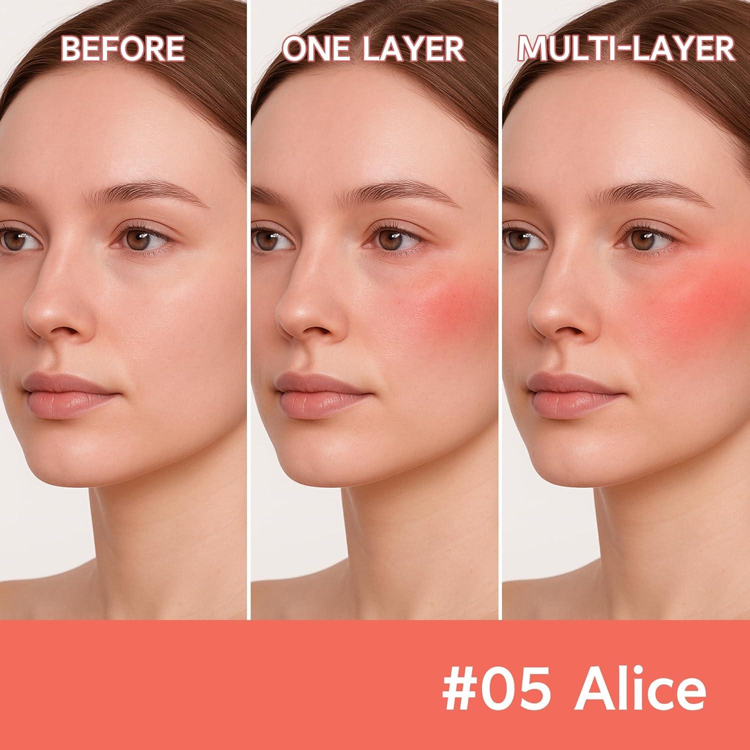 Rubor Líquido FV 5 ml - Tinte Crema Alice de Larga Duración