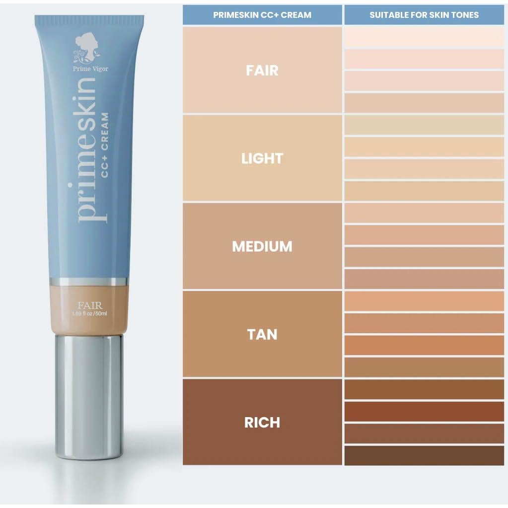 Crema CC PrimeSkin para Piel Madura 50ml - Hidratante Claro