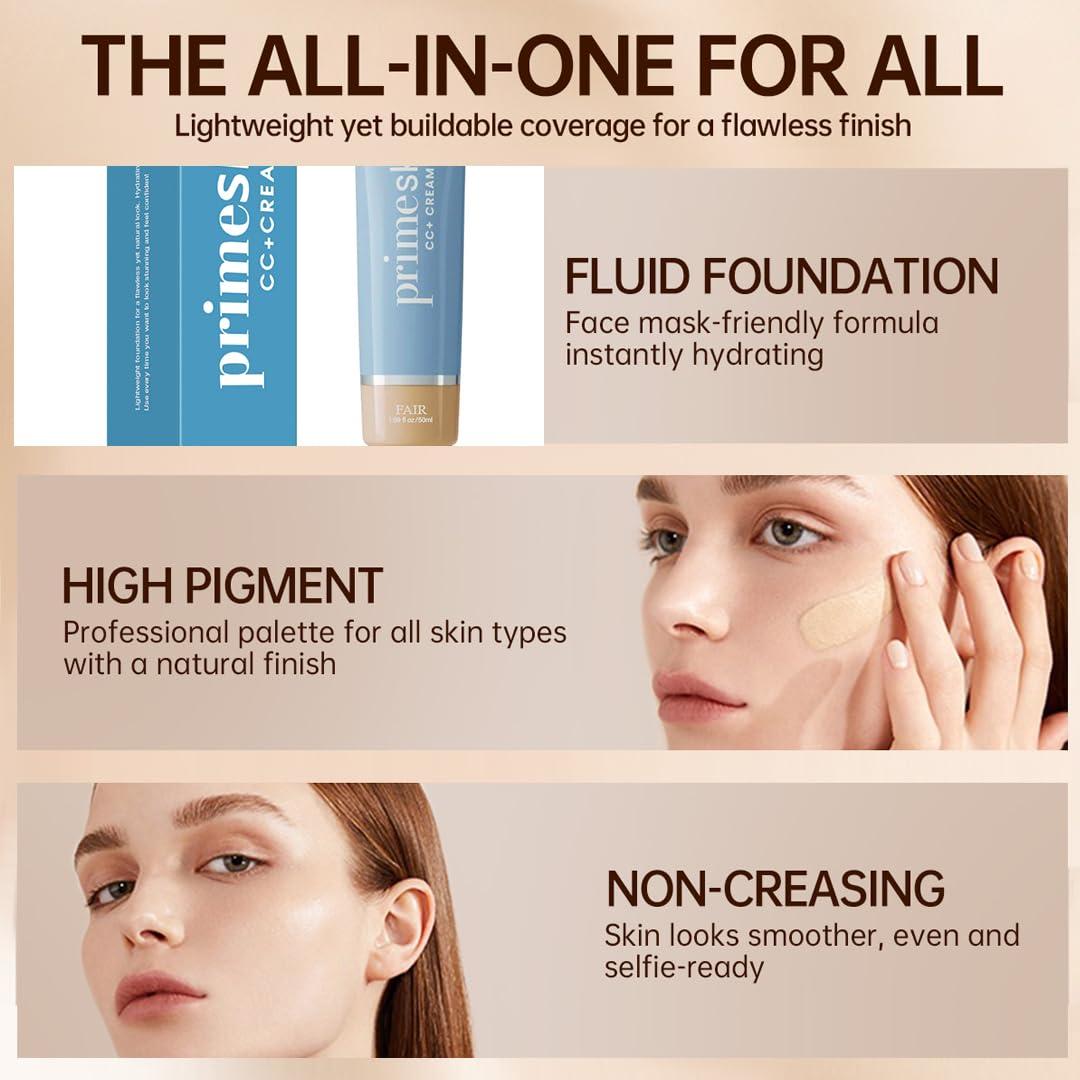 Crema CC PrimeSkin para Piel Madura 50ml - Hidratante Claro