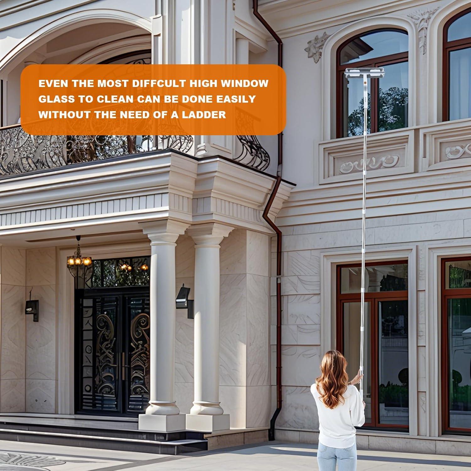 Kit de Limpiaparabrisas Funest 320 cm 2 en 1 con Palo Extensible