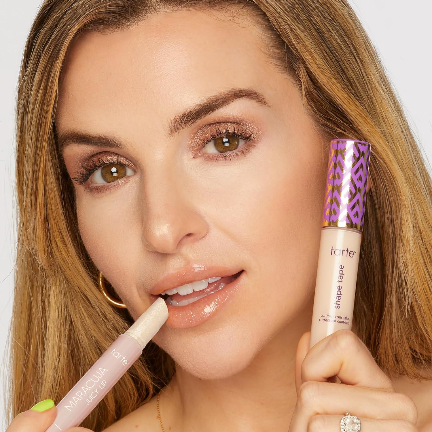 Duo Corrector Tarte Shape Tape 12N Justo Neutro y Labial Maracuyá