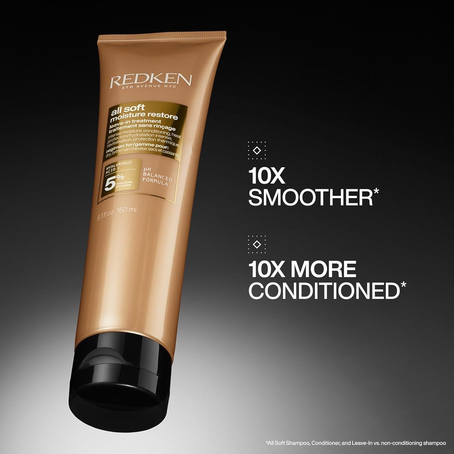 Tratamiento Sin Enjuague Redken All Soft 151 ml - Hidratación y Suavidad