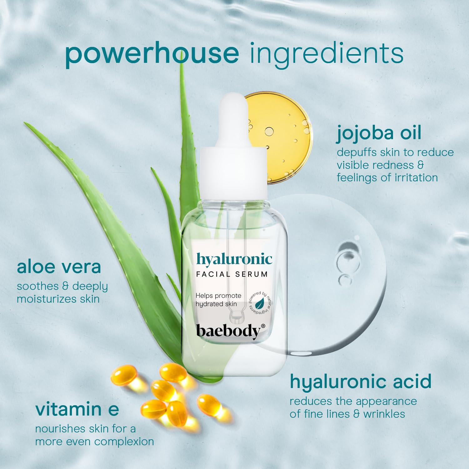 Suero Facial Anti-Envejecimiento Baebody 30 ml - Ácido Hialurónico