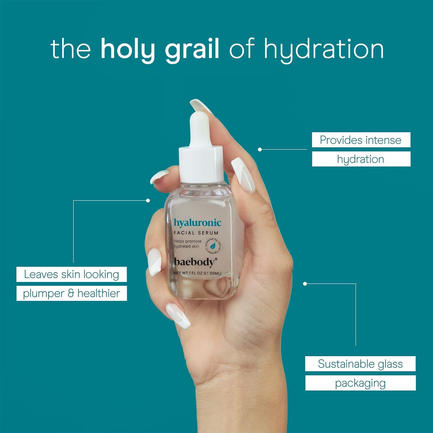 Suero Facial Anti-Envejecimiento Baebody 30 ml - Ácido Hialurónico