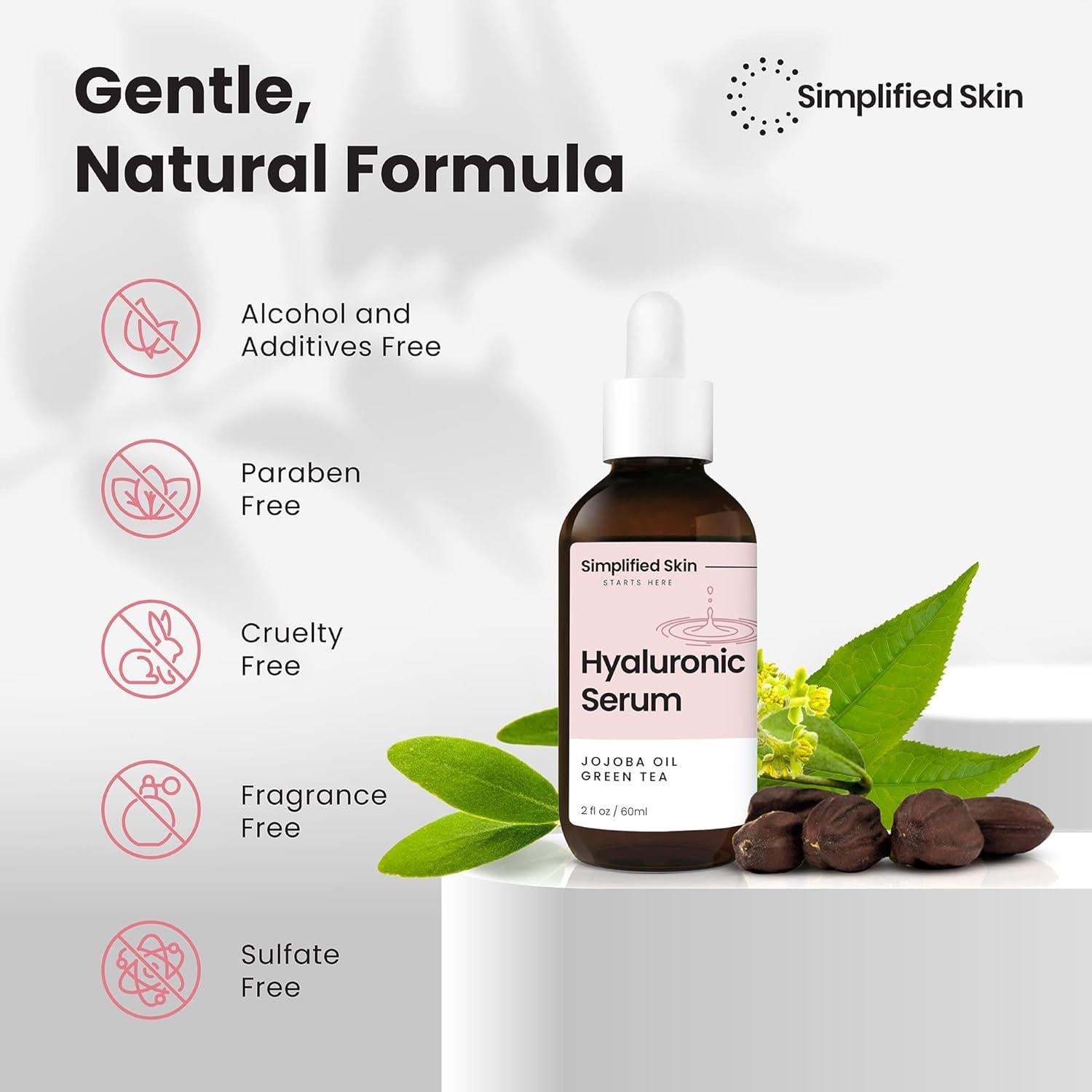 Suero Facial Ácido Hialurónico Simplified 59.15 ml Hidratante