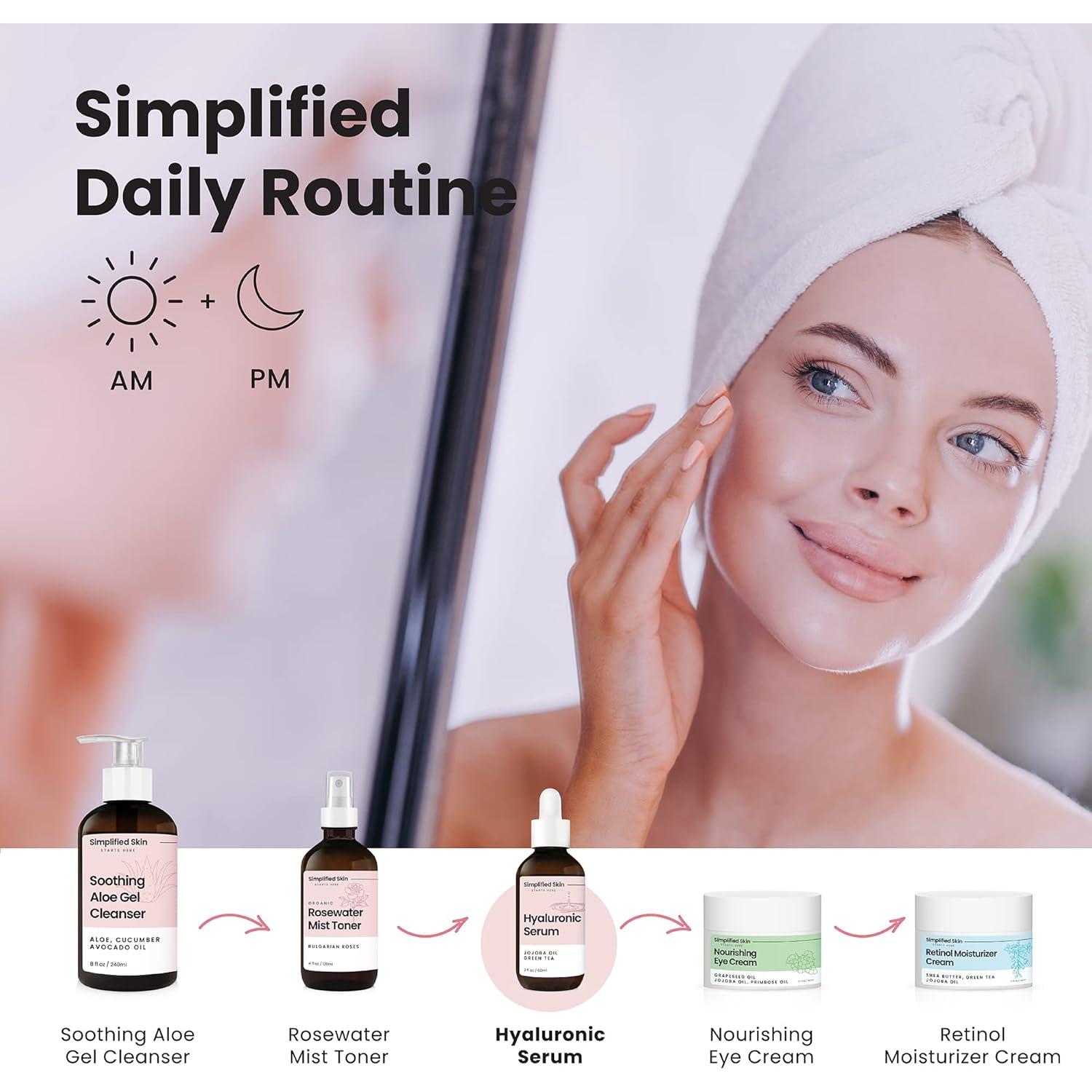 Suero Facial Ácido Hialurónico Simplified 59.15 ml Hidratante