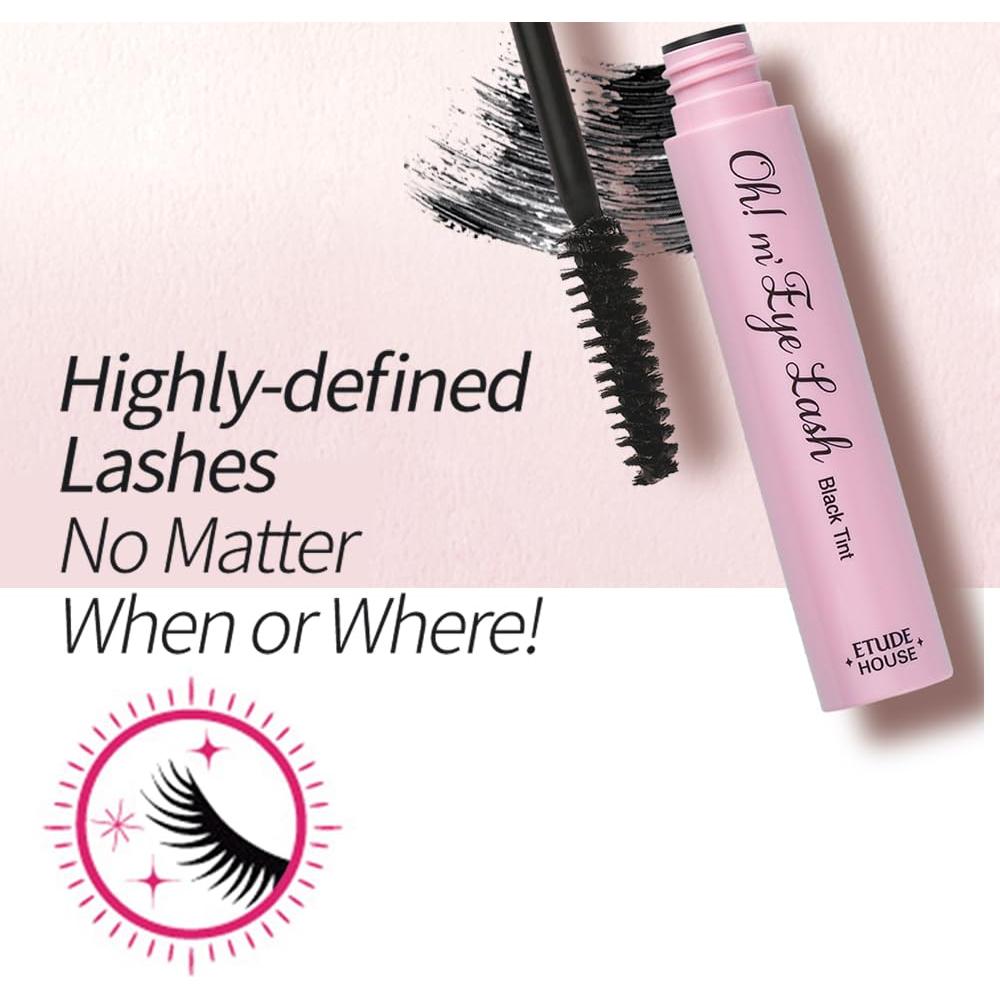 Máscara de Pestañas ETUDE Oh M'Eye Lash Tinte Negro 11cm