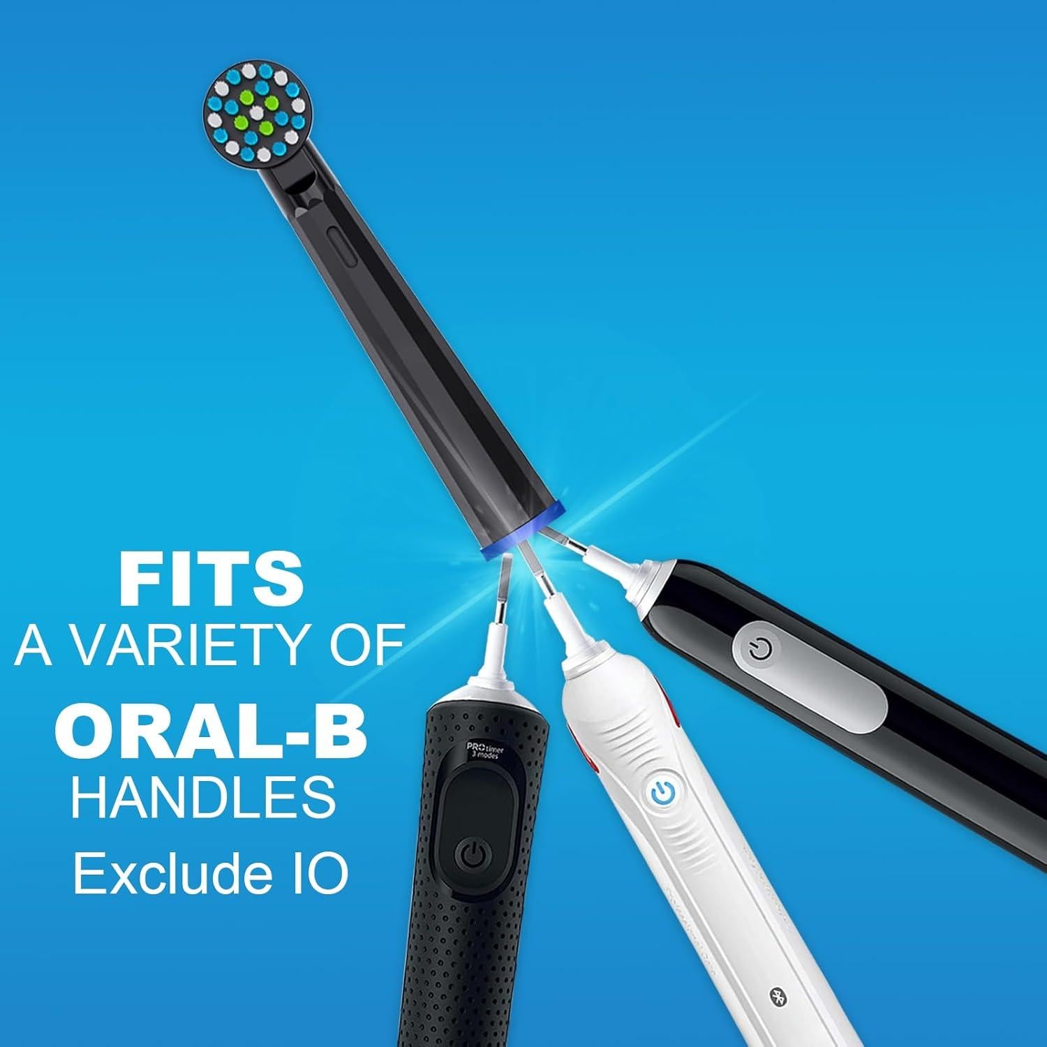 Cabezas de cepillo Oral B Pro 1000 - 8 unidades, negro